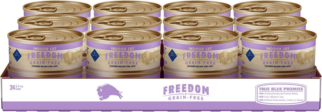 Can wet food for persian cat from blue buffalo freedom