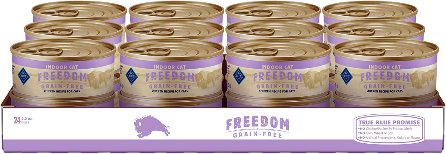Blue Buffalo Freedom Indoor Adult Chicken Recipe Grain-Free Canned Cat Food