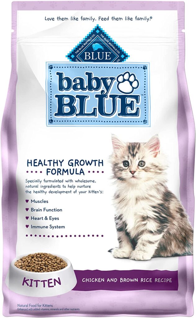 Blue Buffalo Natural Kitten Dry Cat Food (CHICKEN and BROWN RICE)