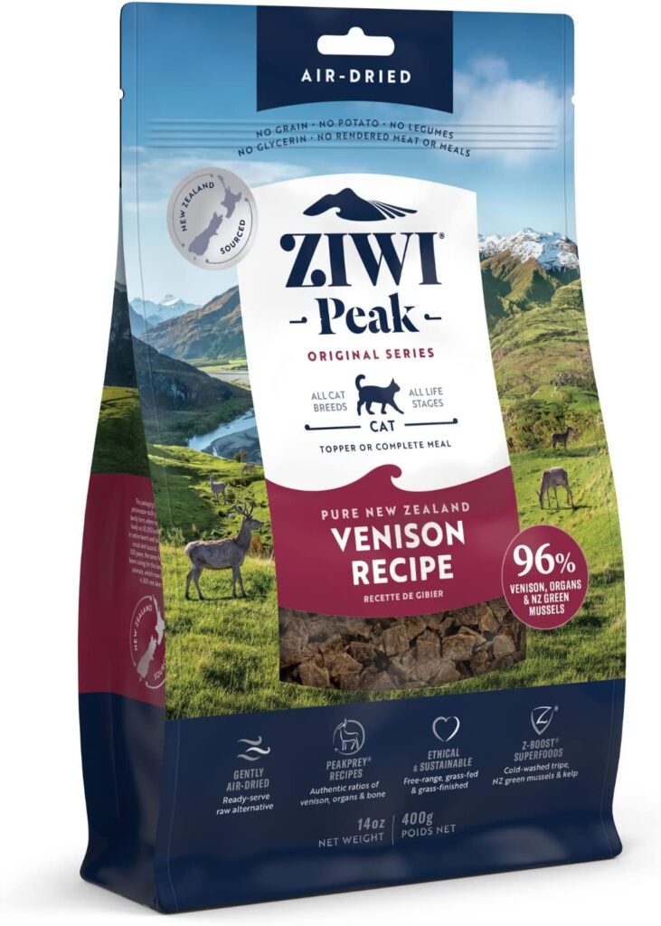 Original ZiwiPeak Air-Dried Venison Recipe for Cats