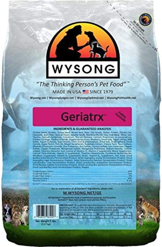Wysong geriatrx formula dry cat food 