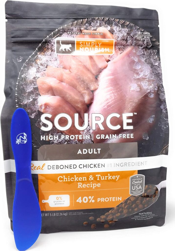 Simply Nourish SOURCE Adult Chicken and Turkey Dry Cat Food