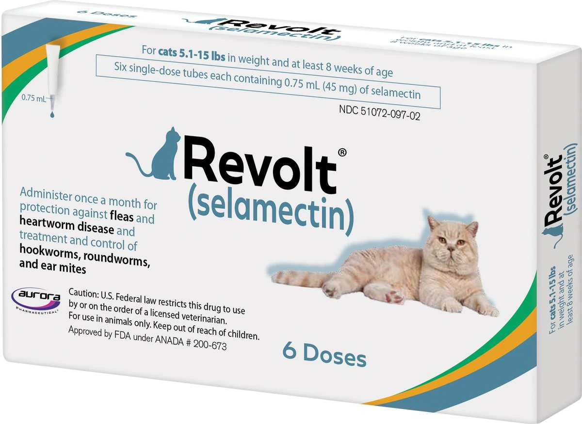 Revolt topical cat treatment 
