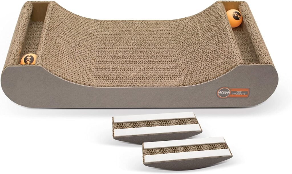 K&h pet products interactive toy cardboard cat scratcher 