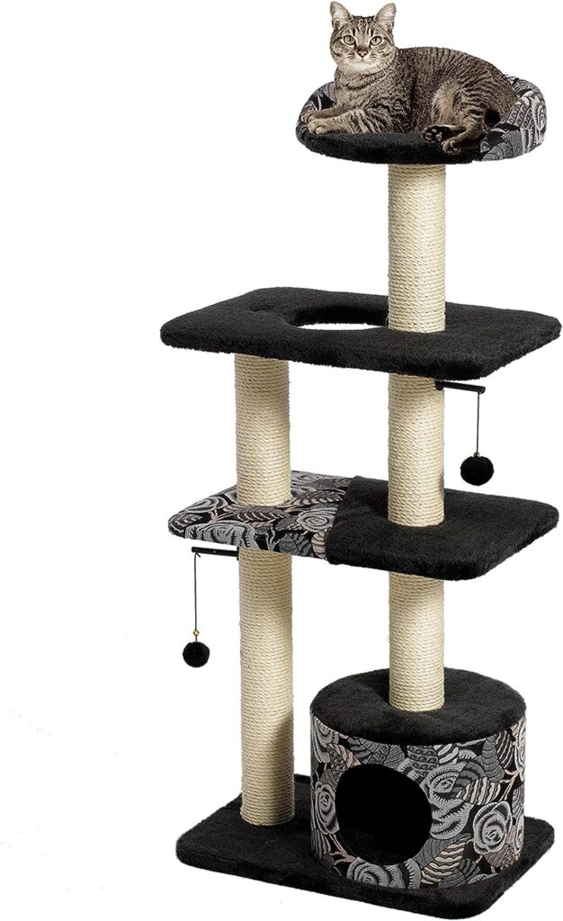 Midwest homes tower 50. 5 faux fur cat tree & condo