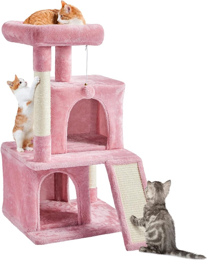 Yaheetech 36 inches cat tower scratching posts