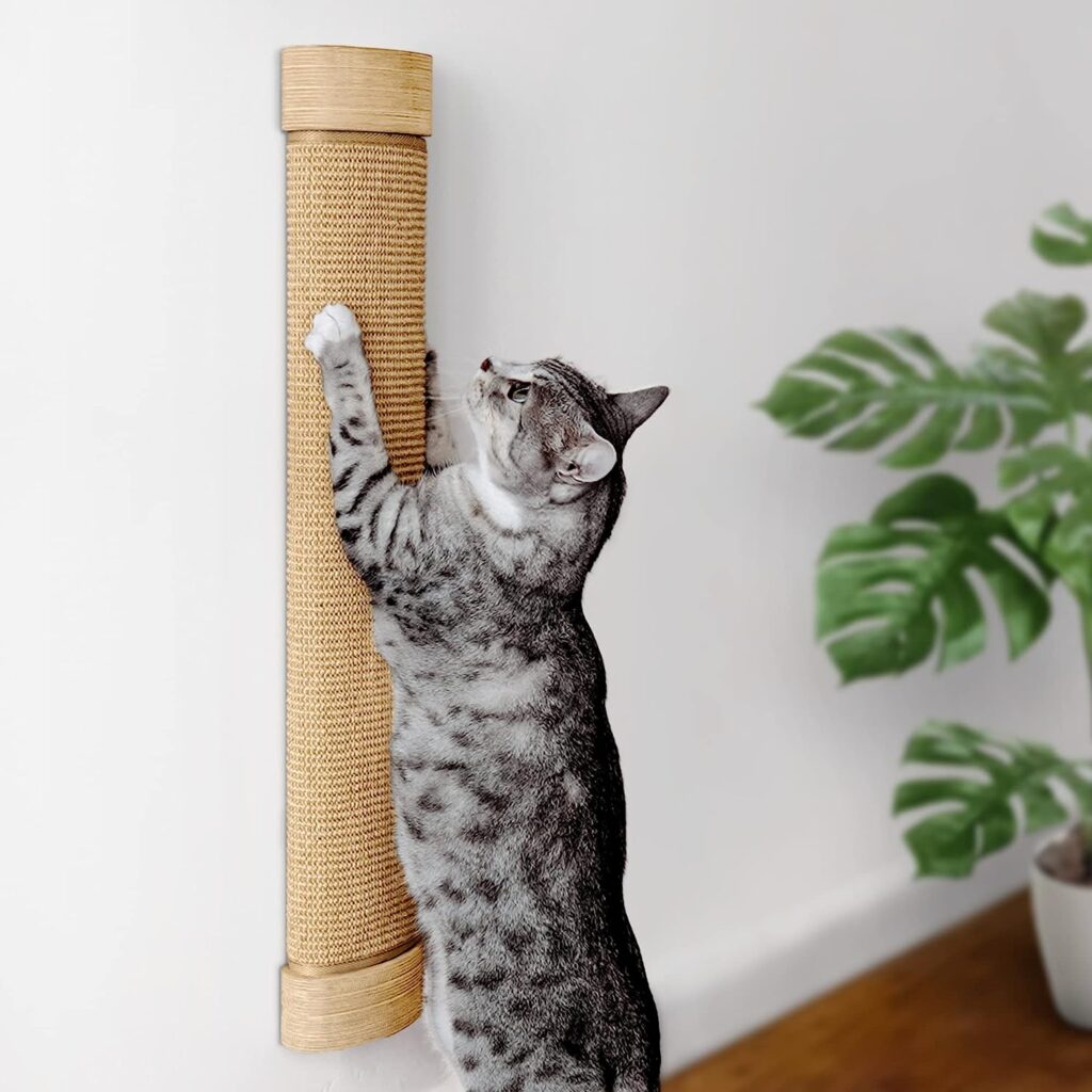 7 ruby road wall mounted cat sisal vertical scratching post